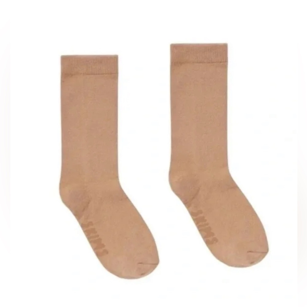 NIB SKIMS Everyday Crew Socks - Size M | Orche BUNDLE